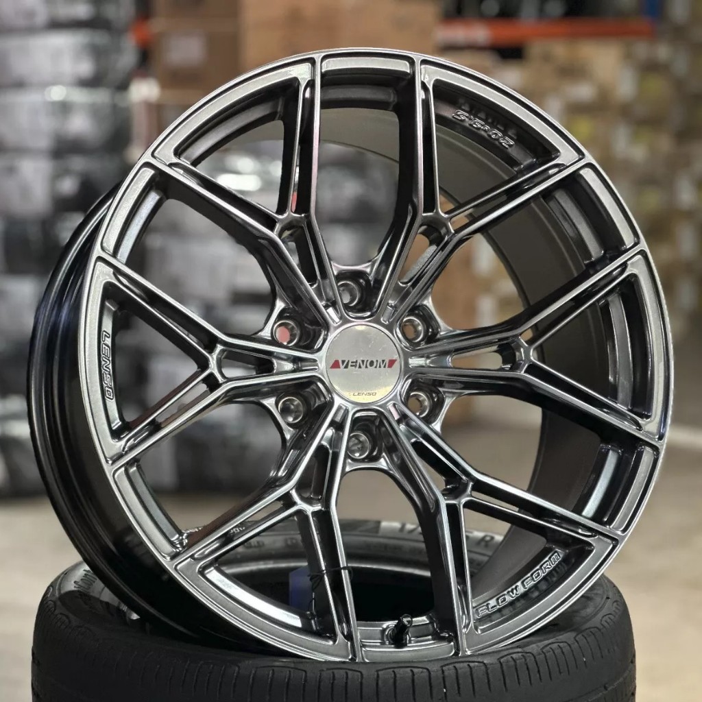 Velg Lenso Venom VT5 Ring 20 Lebar 9.5 Pcd 6x139.7 Et 15 Warna Gloss Greey | Velg R18 | Velg Mobil |