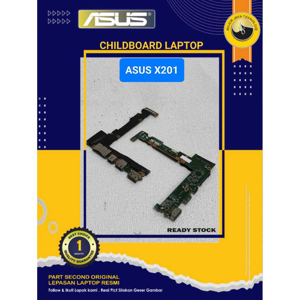 Childboard IO USB HDD CR Audio Board Laptop Asus X202E X201E S200E X201EP Second Original