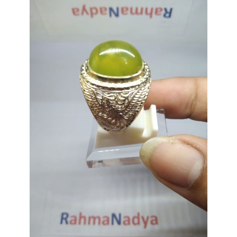 Cincin batu giok Aceh solar change colour