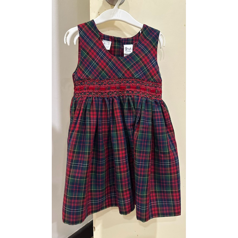 READY STOCK Sarah louise red tartan dress bukan annafie deargg dbb pretty originals luli&me dondolo