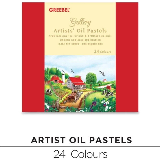 

Crayon Greebel Artist Oil pastel 24 Warna