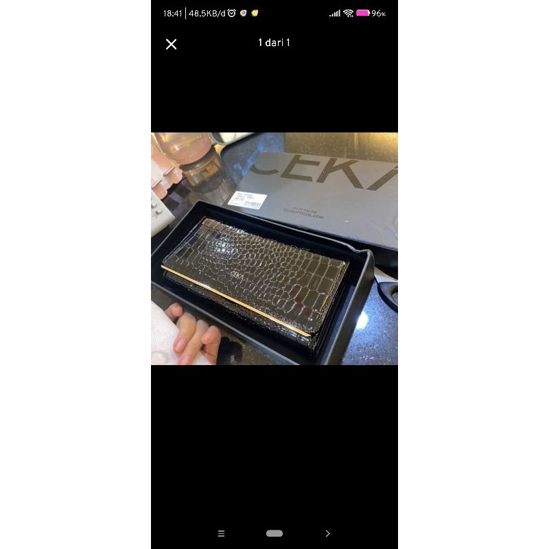 CEKA Dompet wanita croco preloved like new