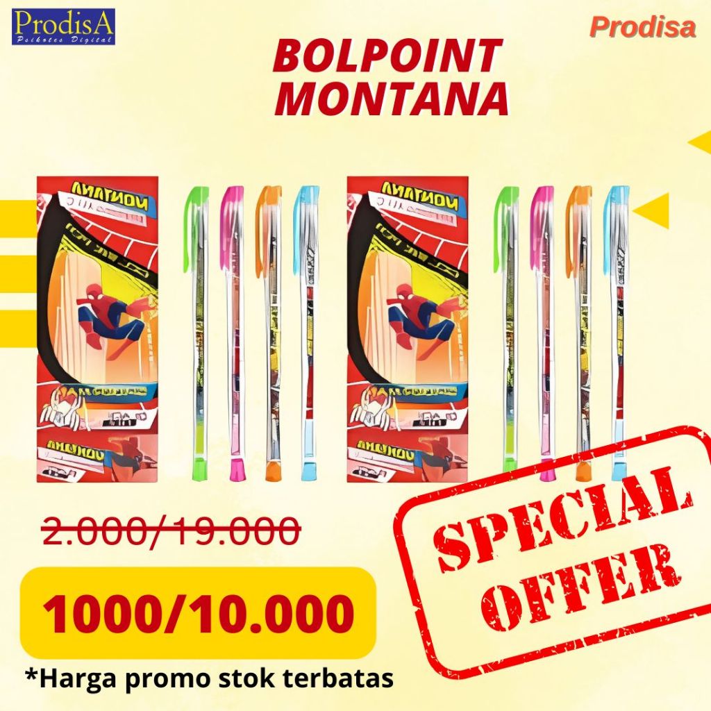 

OBRAL MURAH BOLPEN MONTANA (PACK)