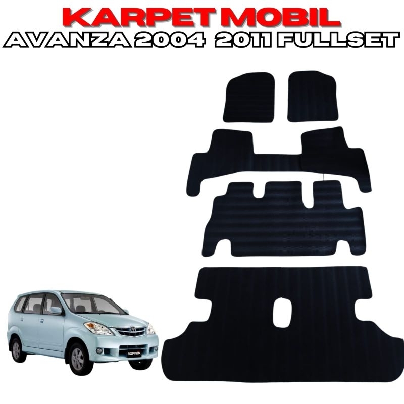 Karpet mobil avanza 2004-2011 fullset alas kaki matras mobil avanza 2004-2011 fullset