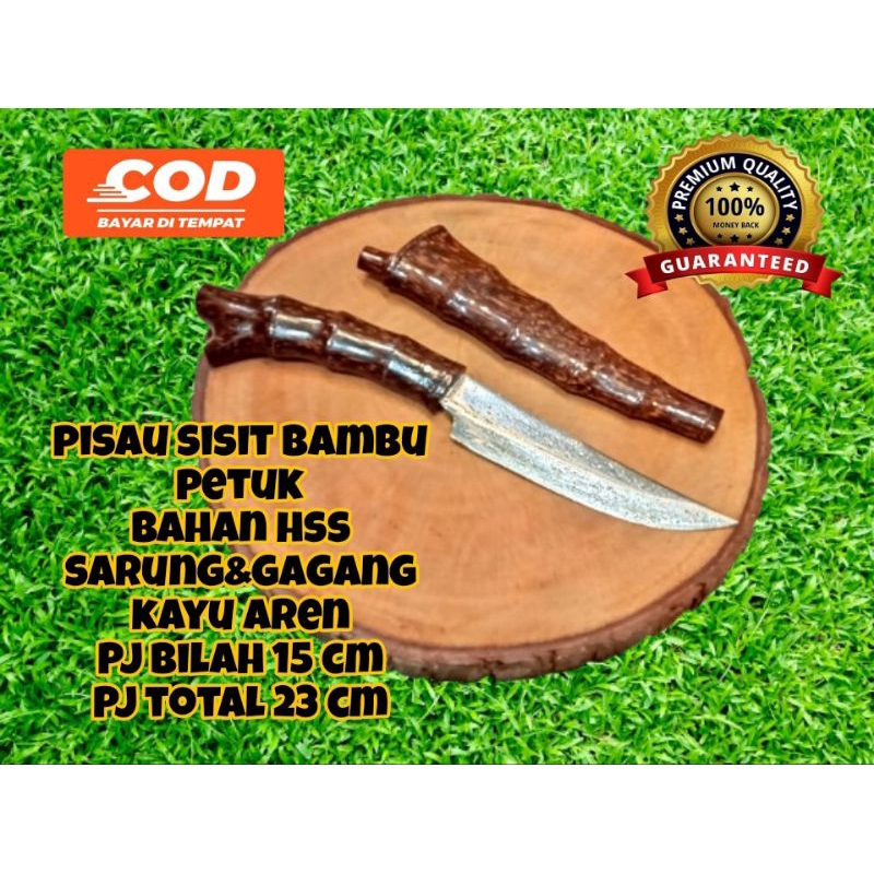 Pisau Bushcraft Fulltang / Pisau Dapur / Pisau Seset Fulltang