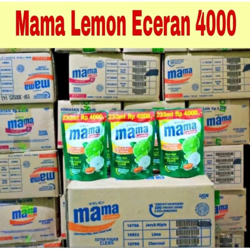 mama lemon ecer 4000 promo murah 1 dus