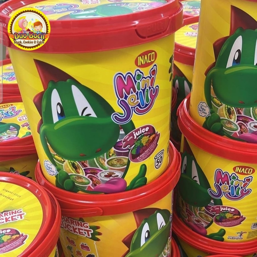 

INACO MINI JELLY BUCKET TOPLES - Duo Bocil Snack