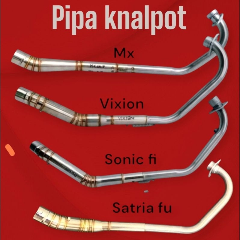 PIPA KNALPOT MX KING LEHER KNALPOT SATRIA FU VIXION JUPITER MX NEW LEHER KNALPOT MX KING MX NEW MEGA