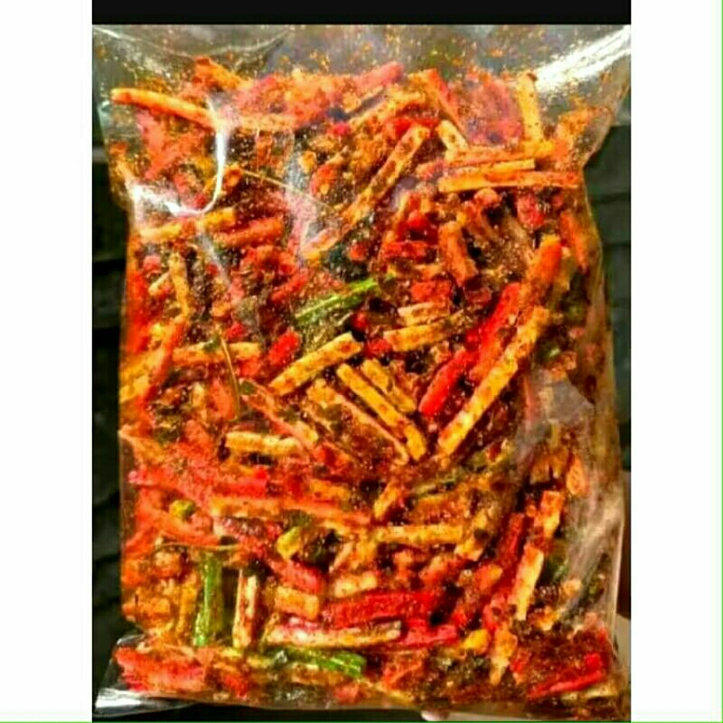 seblak kerupuk jaat.seblak as beton pedas daun jeruk