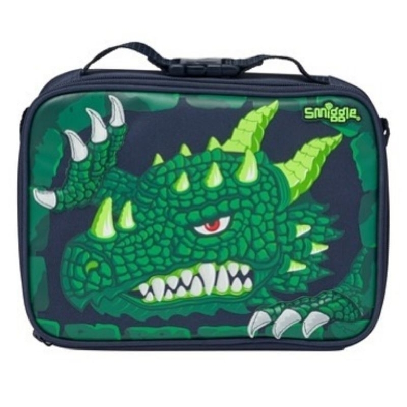 Smiggle Fly High Square Attach Id Lunchbox Dragon
