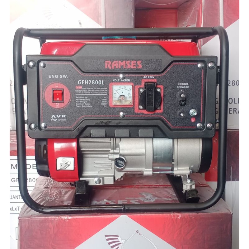 generator genset Ramses 1100wat sudah pakai AVR  / genset tamses 1100wat sudah pakai AVR / jenset ra