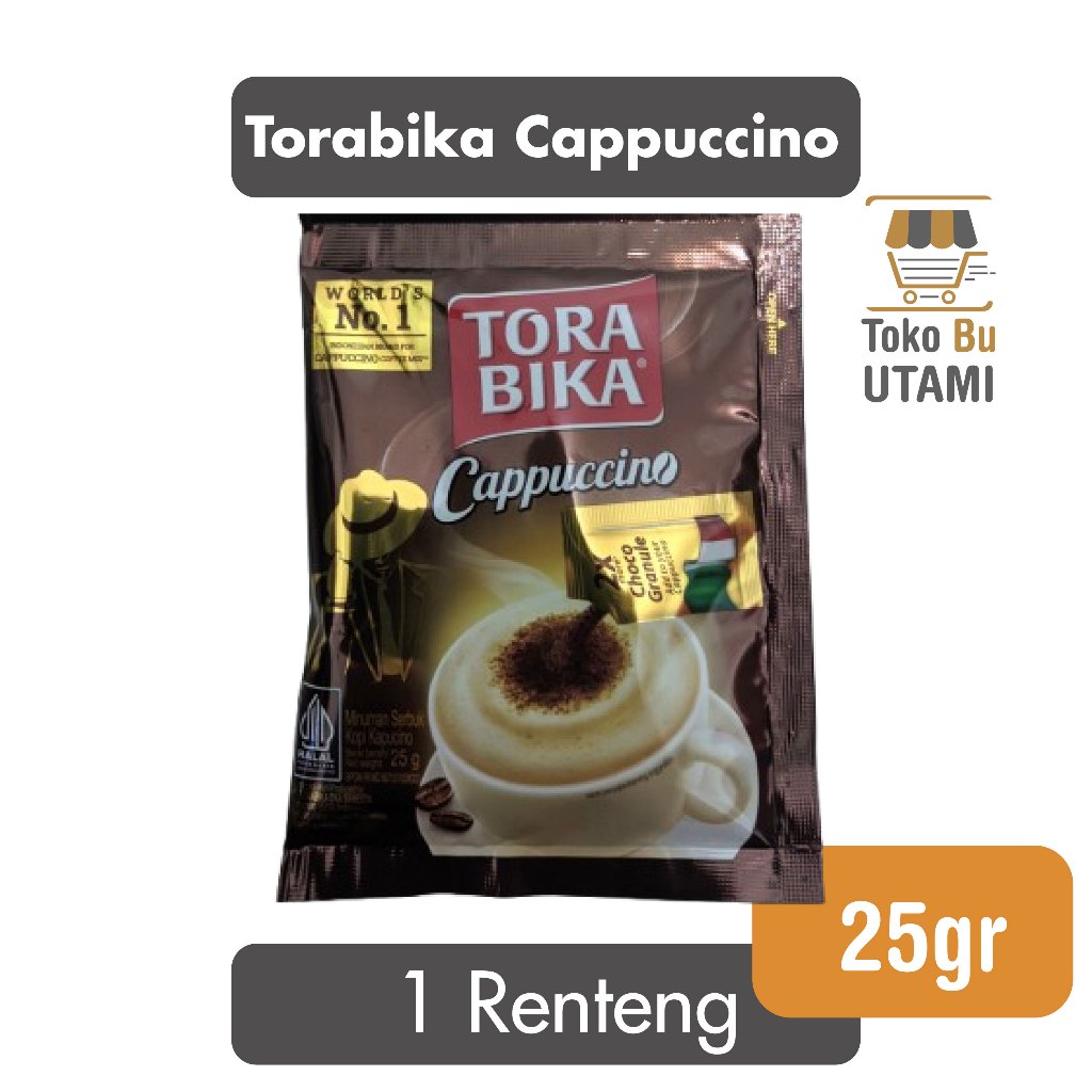 

Torabika Cappuccino 25gr 1 renteng