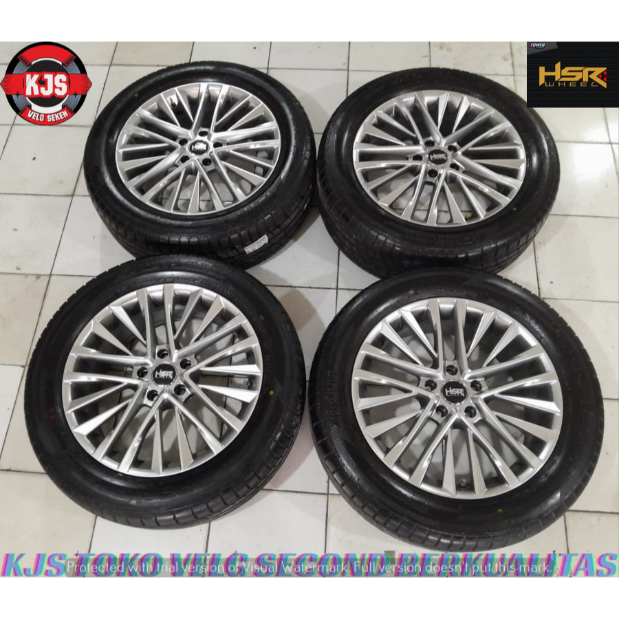 READY VELG RACING SECOND MODEL HSR PACMAN RING 18 LEBAR 7,5 PCD 5X114,3 COCOK BUAT MOBIL INNOVA RUSH