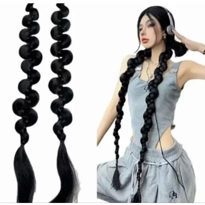 Rambut Sambung Rambut Palsu Rambut Kepang Braiding Kepang  Panjang