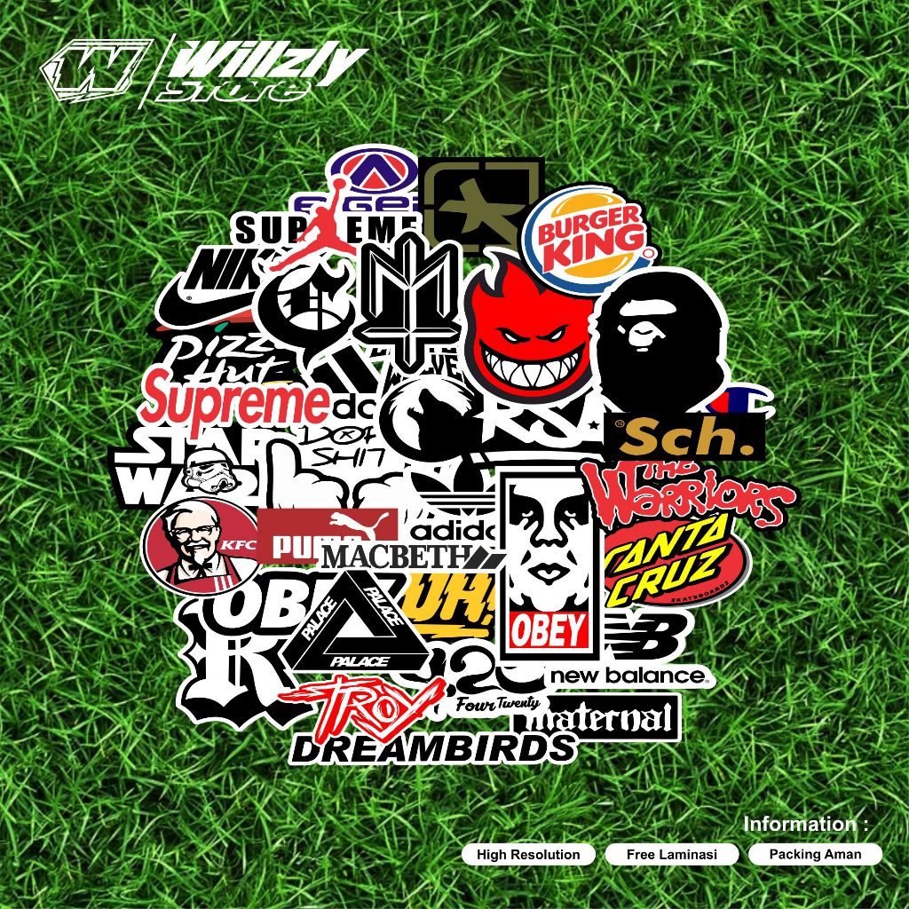 

STICKER BRAND VIRAL SUDAH TERPOTONG SIAP TEMPEL