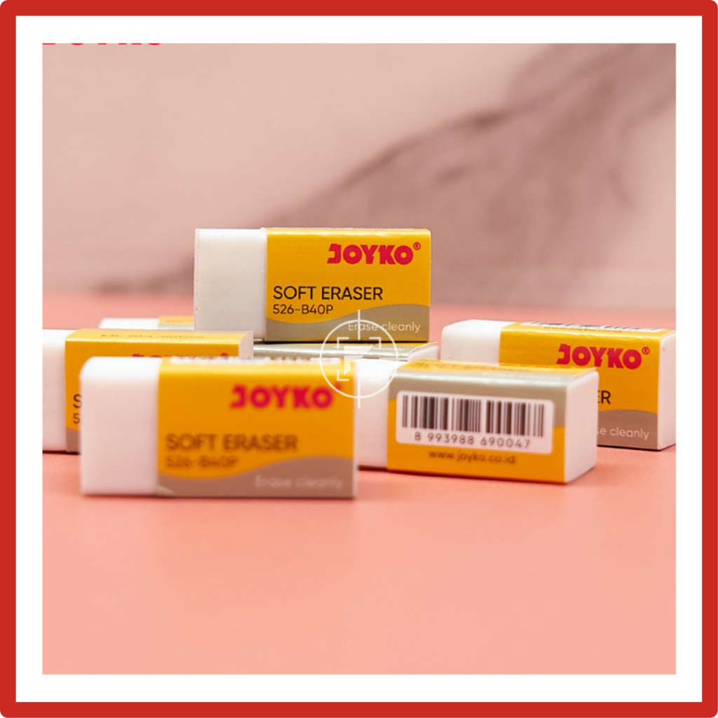 

Penghapus Joyko kecil / Penghapus Joyko 526 B40BL Hitam / 526 B40P Putih / Penghapus Karet