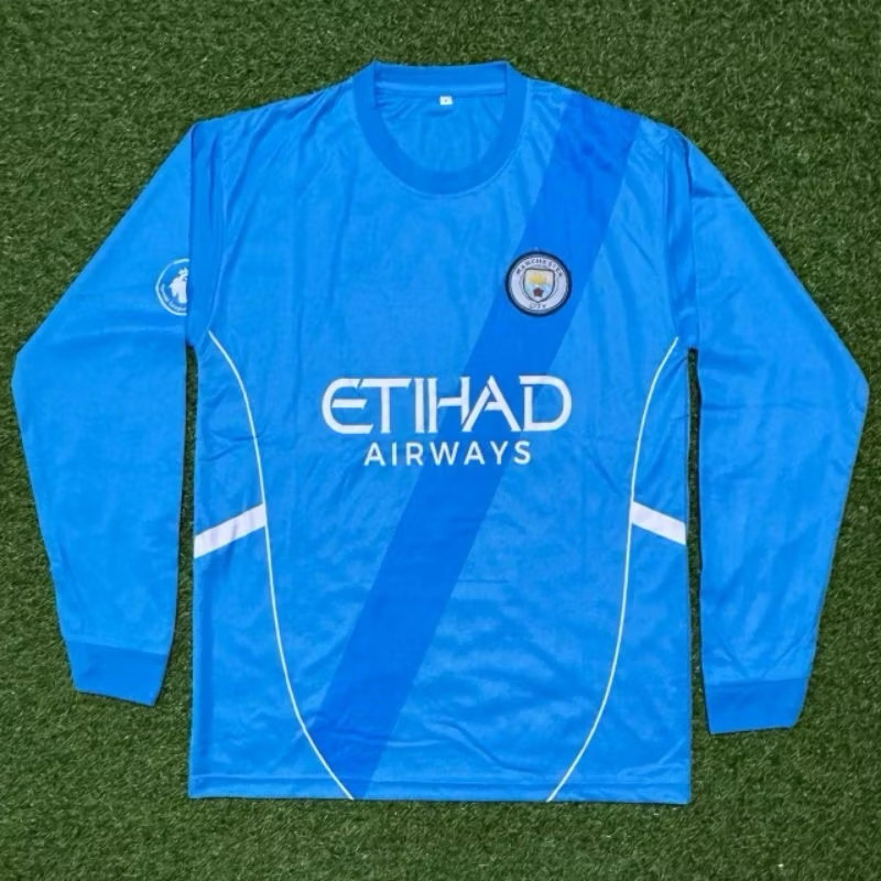 JERSEY BOLA LENGAN PANJANG MANCHESTER CITY