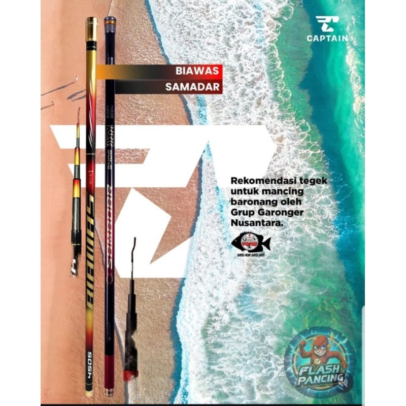 Joran Tegek Captain Samadar Bahan Carbon Premium 540/640cm