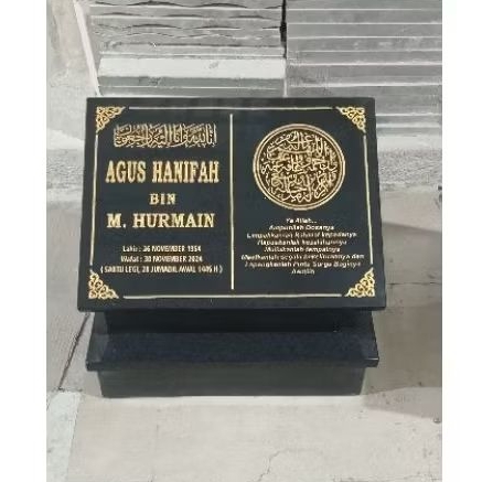 Nisan/Kijing Batu Granit Hitam