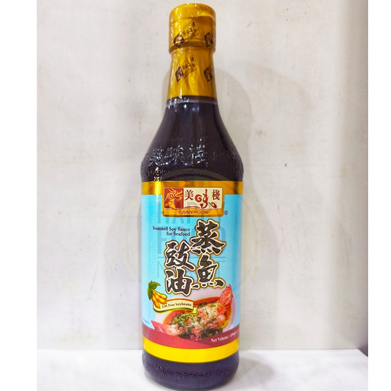 

[BPOM RI] YUMMY HOUSE SEASONED SOY SAUCE FOR SEAFOOD 450ML/SAUS UNTUK SEAFOOD/STEAM IKAN HONGKONG/SAUS KECAP KEDELAI
