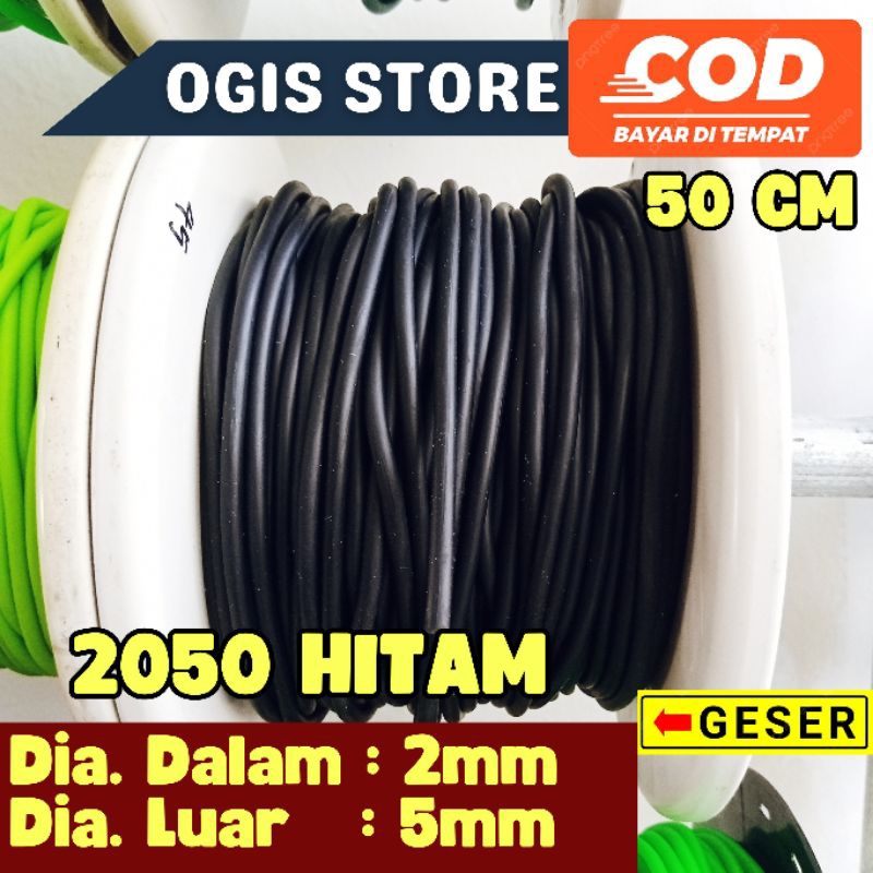 karet ketapel ikan ukuran 2050 hitam