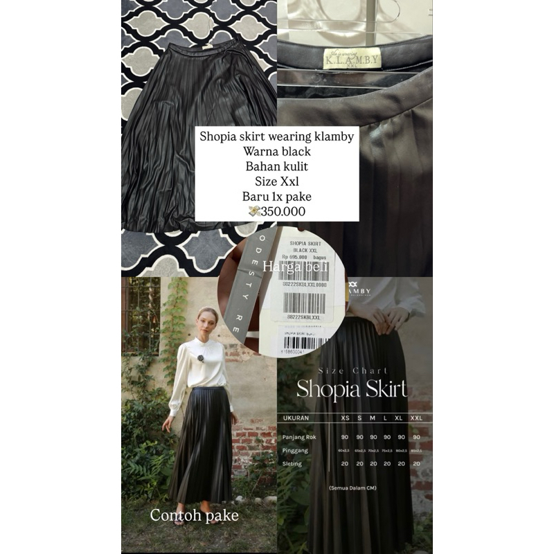 Shopia skirt wearing klamby