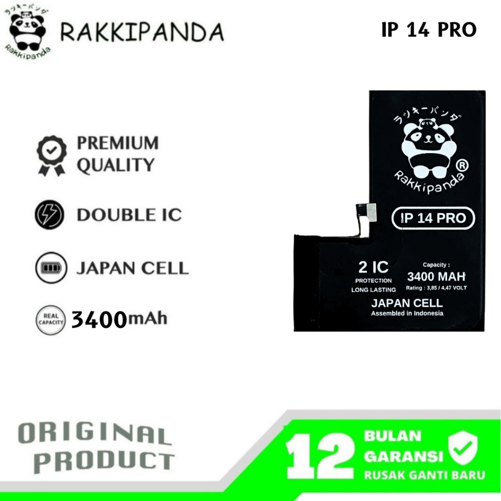 RakkiPanda - Ip 14 Pro Batre Batrai Baterai