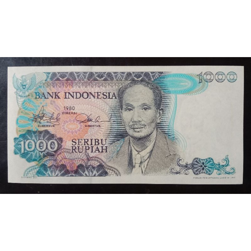 UANGKUNO 1000 RUPIAH DR SUTOMO THN  1980