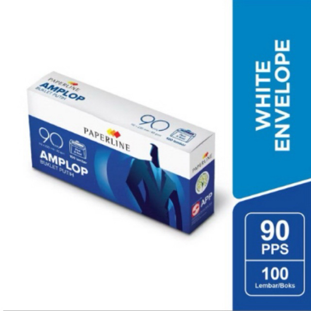 

Amplop Paperline putih 90 pps besar 100 lembar