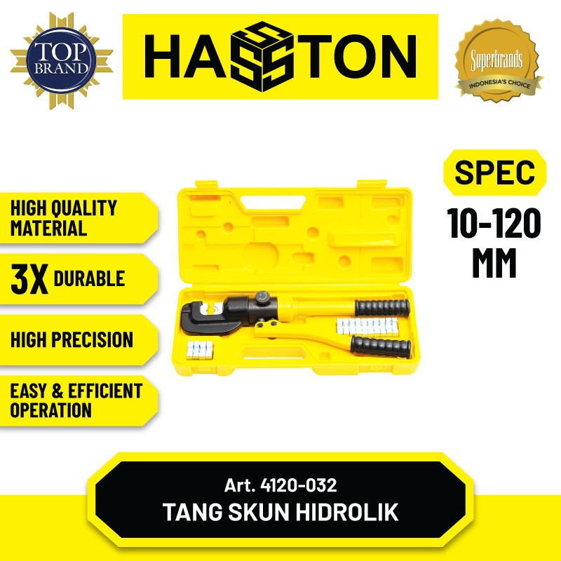 Hasston Tang Skun Hidrolik 10-300mm YQK Tang Press Skun Crimping Tools (4120)