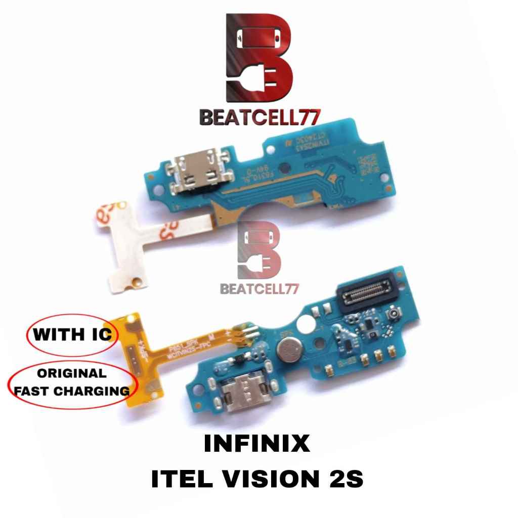 Konektor Charger Infinix Itel Vision 2s Papan Pcb