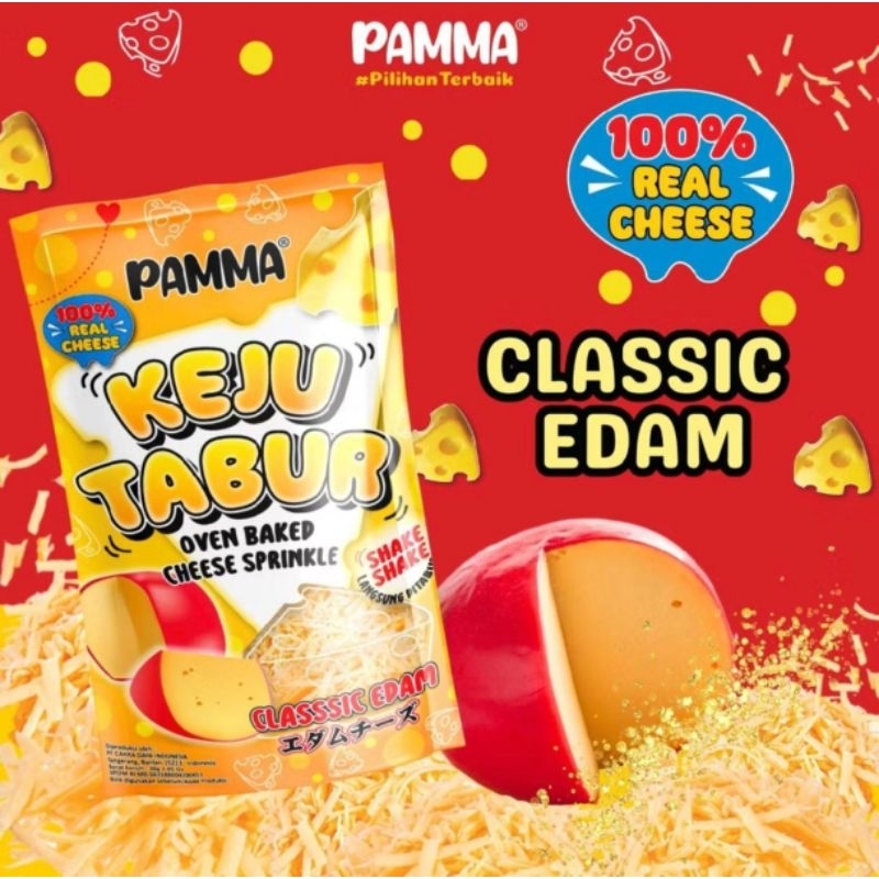 

PAMMA KEJU TABUR OVEN BAKED CHEESE SPRINKLE PACK 30gr