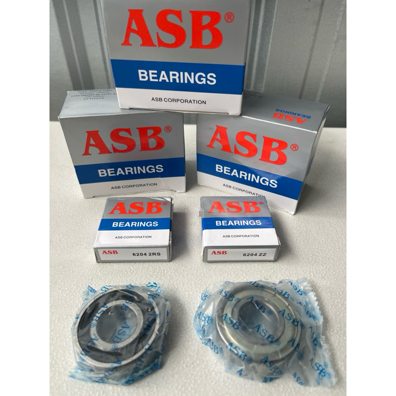 ASB bearing 6204ZZ / 6204RS / klahar 6204 / Bearing 6204
