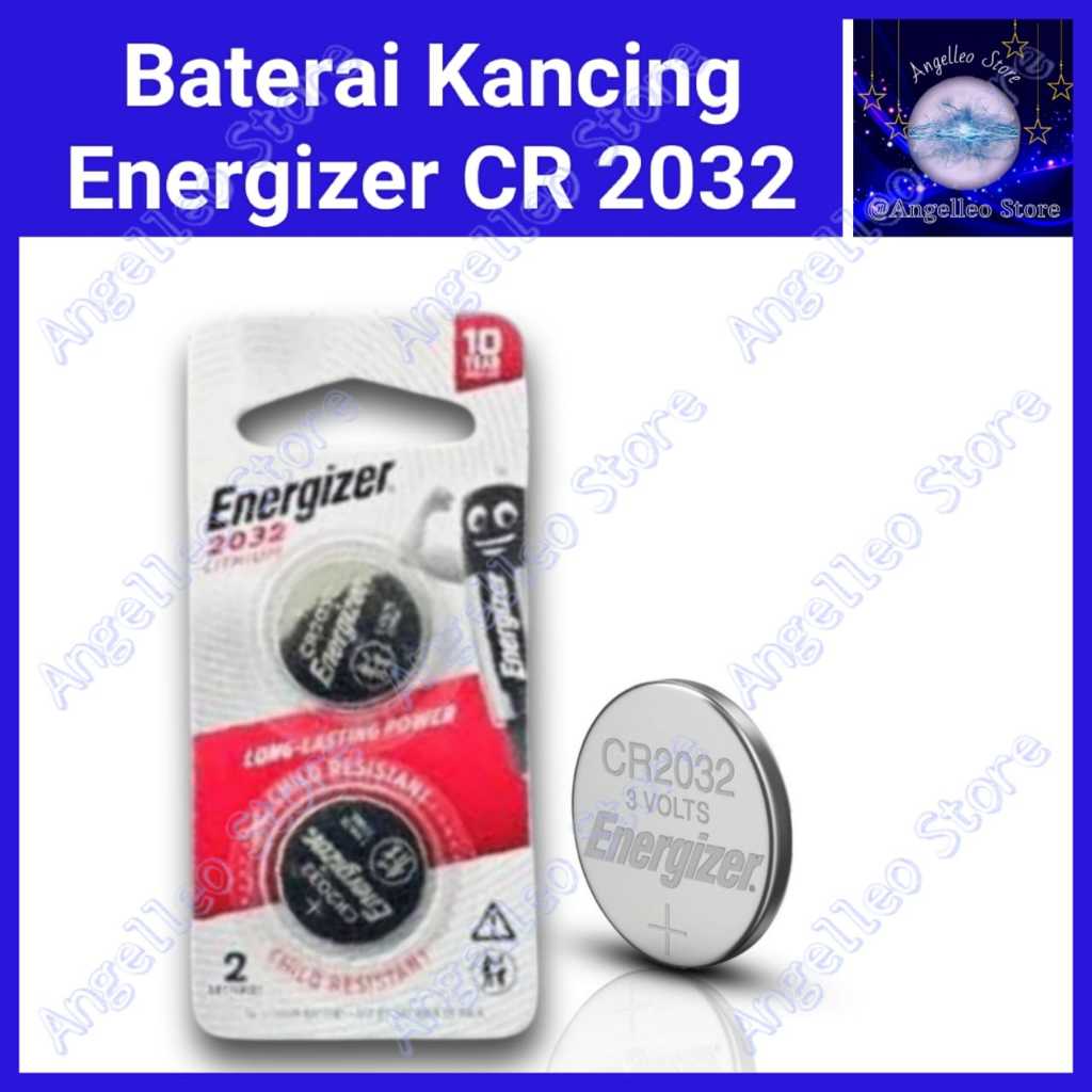 Baterai Kancing CR 2032~Baterai Pipih CR 2032~Baterai ENERGIZER CR 2032~CR 2032~3Volt~ORI