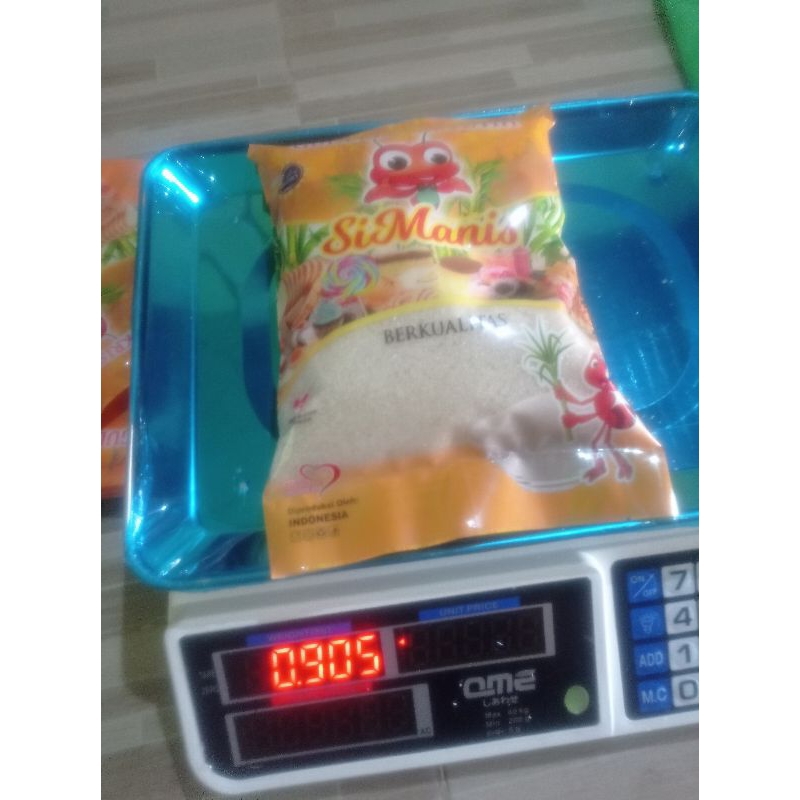 

Gula pasir lokal SiManis 900/800gram