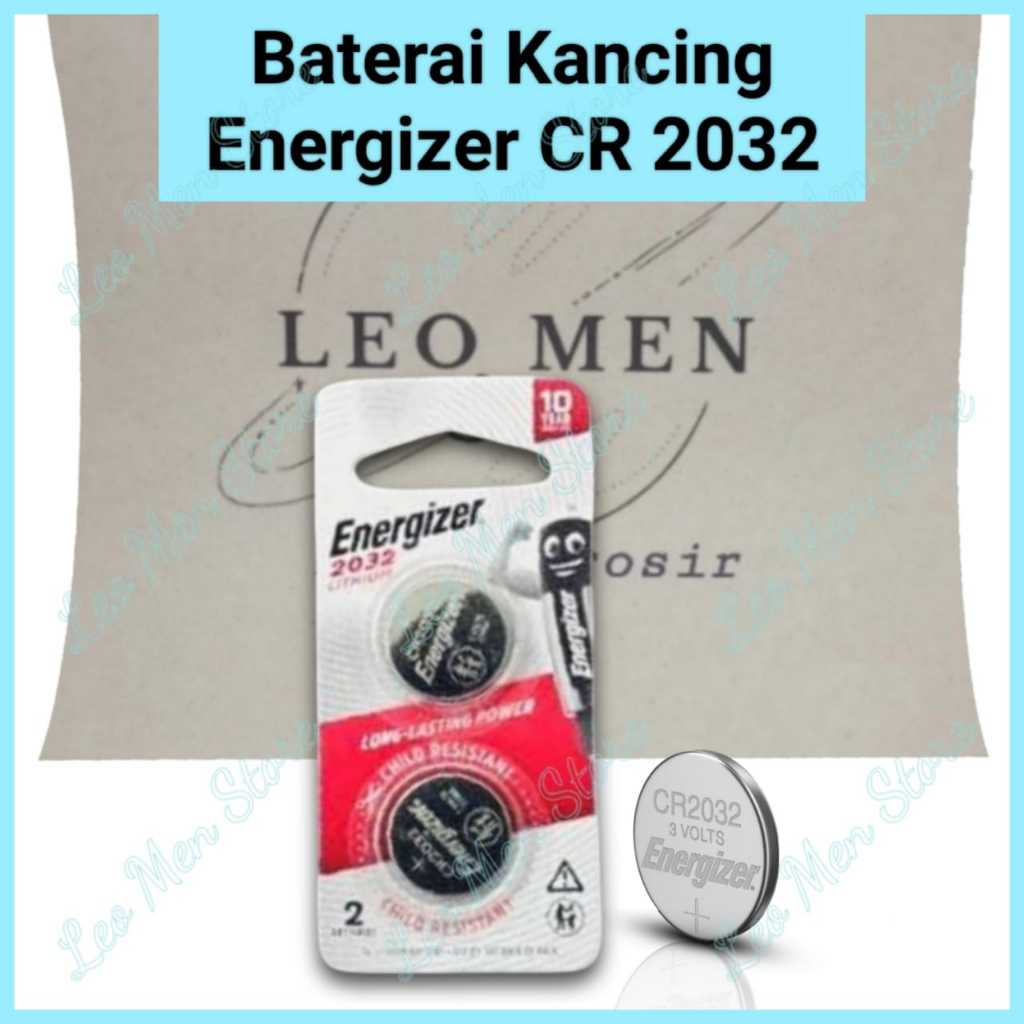 Baterai Kancing CR 2032 3Volt~Baterai Pipih CR 2032 3Volt~Baterai ENERGIZER CR 2032 3Volt~ORI