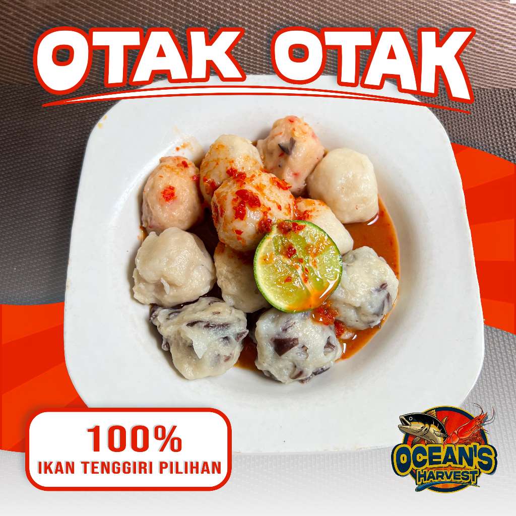 

OTAK OTAK FROZEN IKAN TENGGIRI ASLI MIX 24 SUDAH TERMASUK CUKA TAUCO - MIX 24 PCS