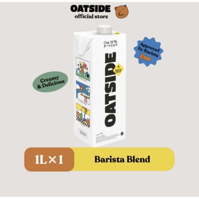 

Oatside Barista Blend - Oat Milk 1L 1 Pcs