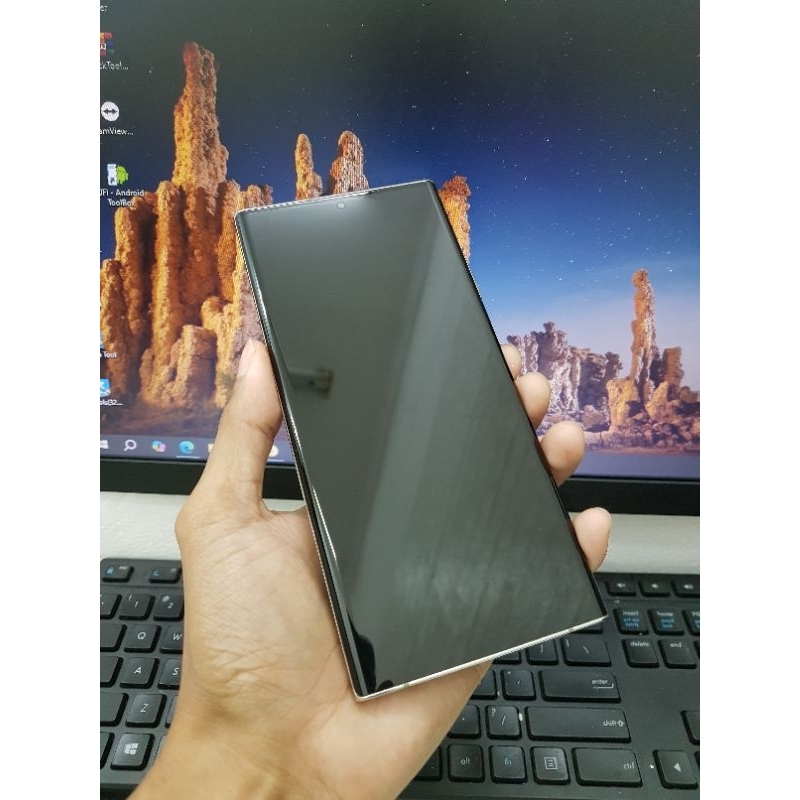 Lcd samsung note 20 ultra second original minus