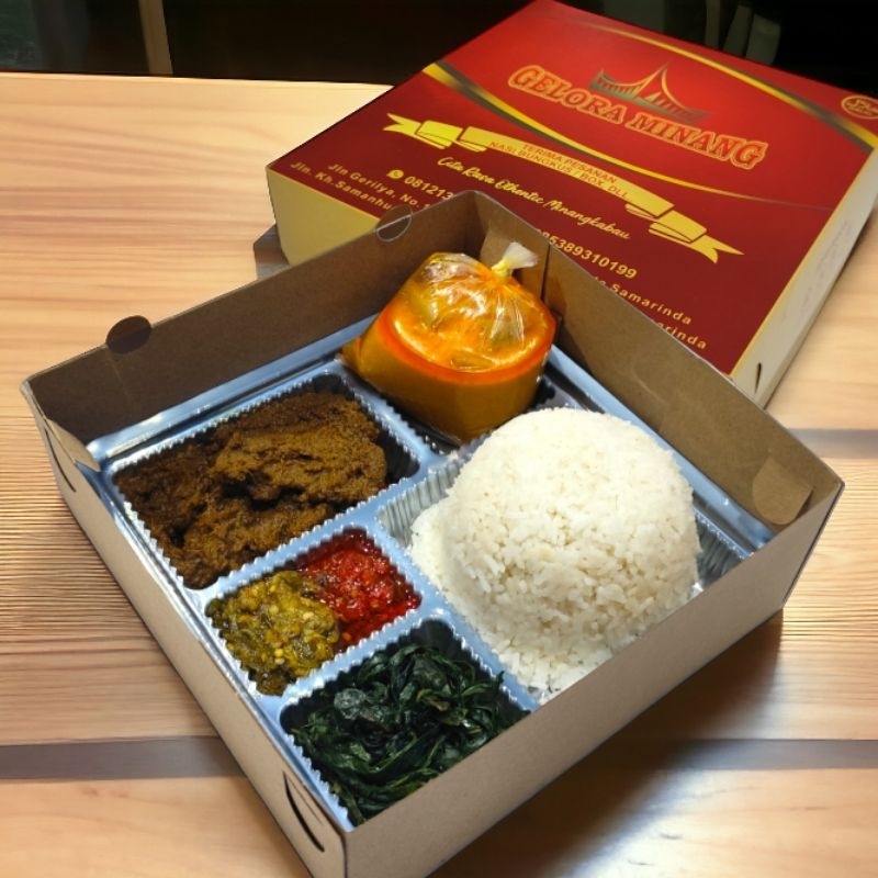 

Aneka Nasi Box Nasi Padang Kotakan