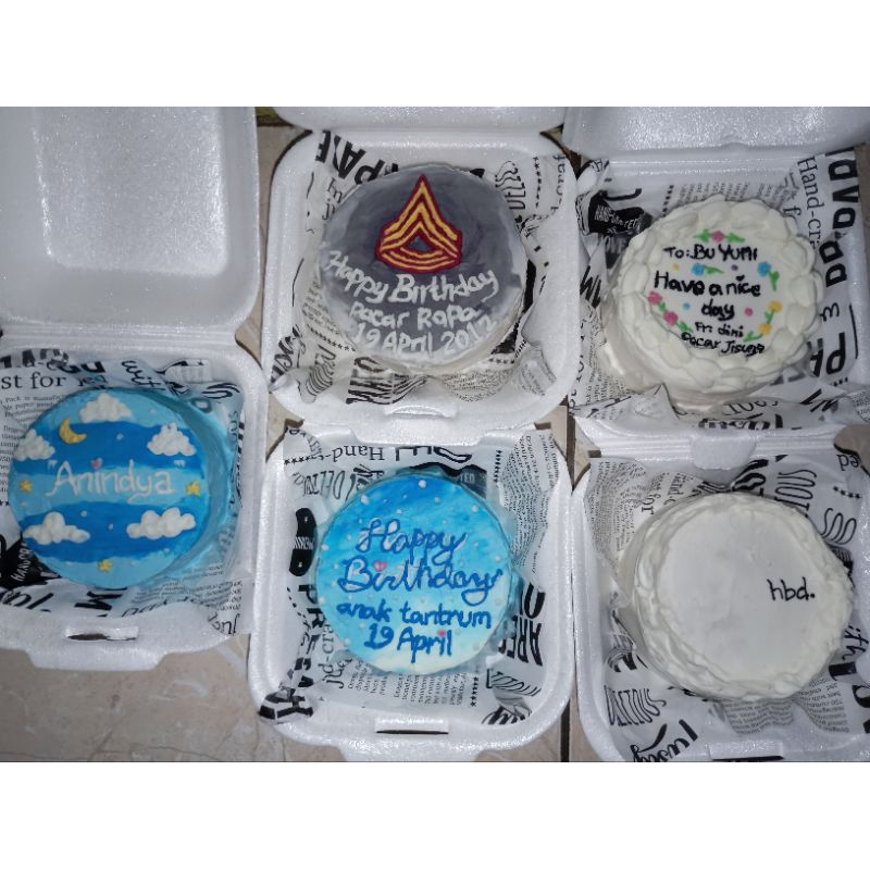 

KOREAN CAKE/BENTO CAKE GIFT ULTAH/ANNIV/WISUDA MURAH MERIAH CUSTOM CAKE