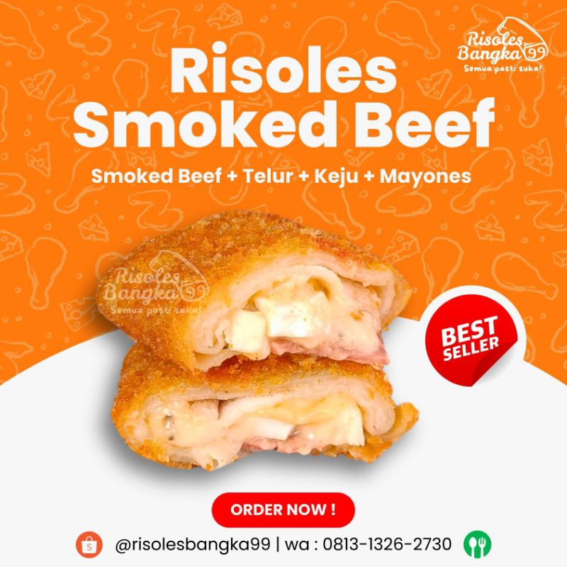 

Risoles Mayo Smoked Beef / Risoles Mayo Premium / Risoles Bangka 99
