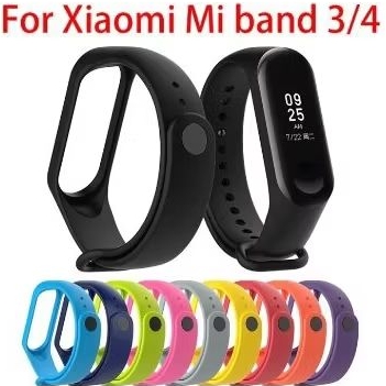Strap Silicone/ Tali Jam Xiaomi Mi Band 3/Band 4