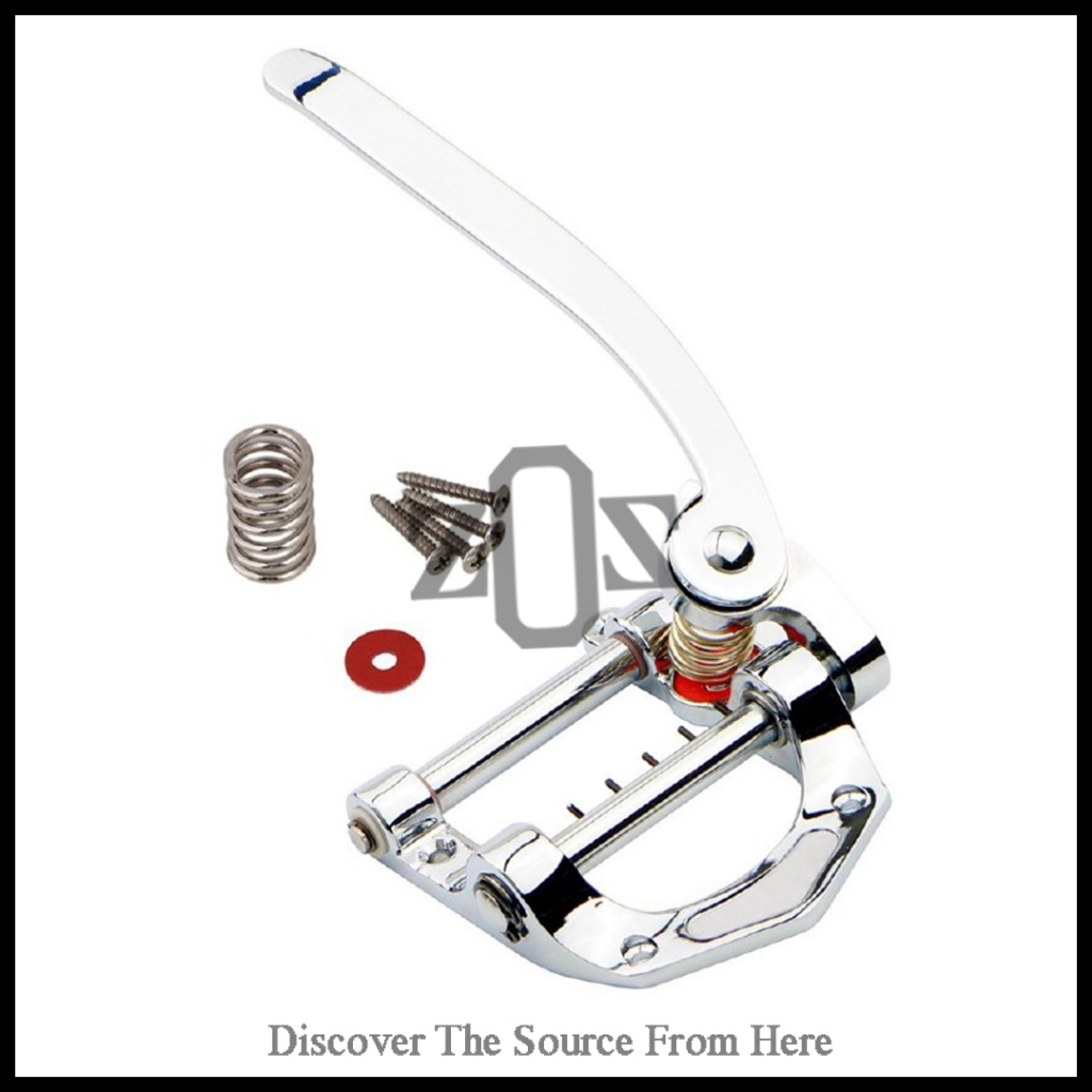 Bridge Tremolo Tailpiece Vibrato Gitar Bigsby B500 Chrome
