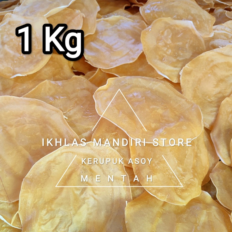 

KERUPUK ASOY MENTAH KHAS BOGOR KUALITAS TERJAMIN ENAK RENYAH GURIH DAN MEKAR 500 Gr - 1000 Gr