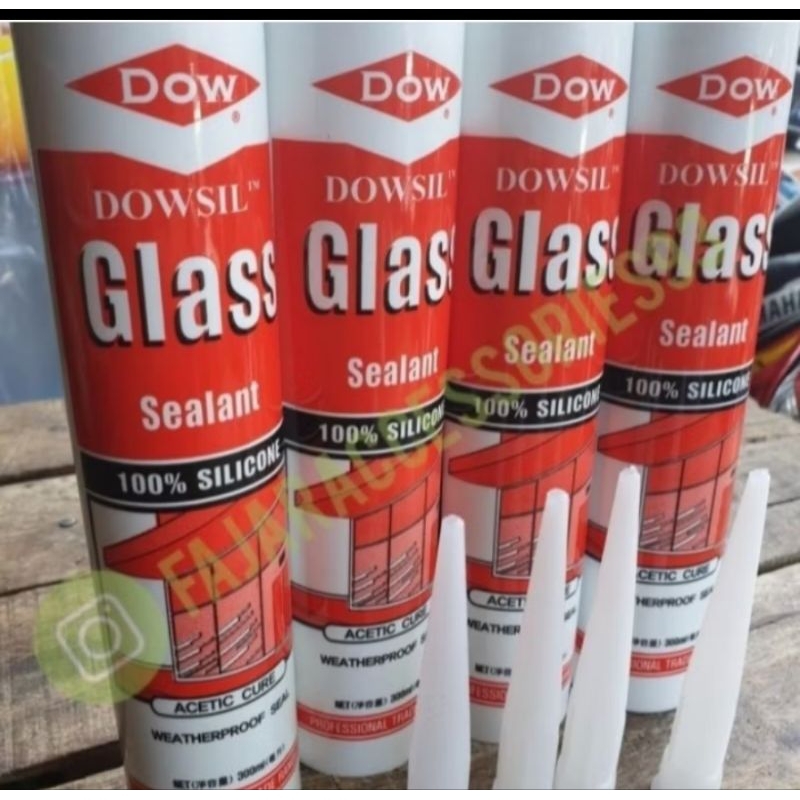 DOWSIL LEM KACA AQUARIUM BENING/ CLEAR / SEALANT SILIKON SILICONE SILENT SILEN AQUARIUM SEALENT BOTO