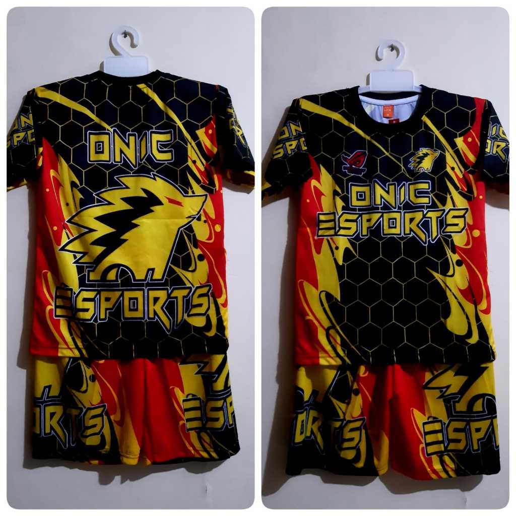 SETELAN ONIC ANAK LAKI LAKI | BAJU GAMERS ONIC ANAK LAKI LAKI | Setelan Celana Gaming BNL dan Kaos A
