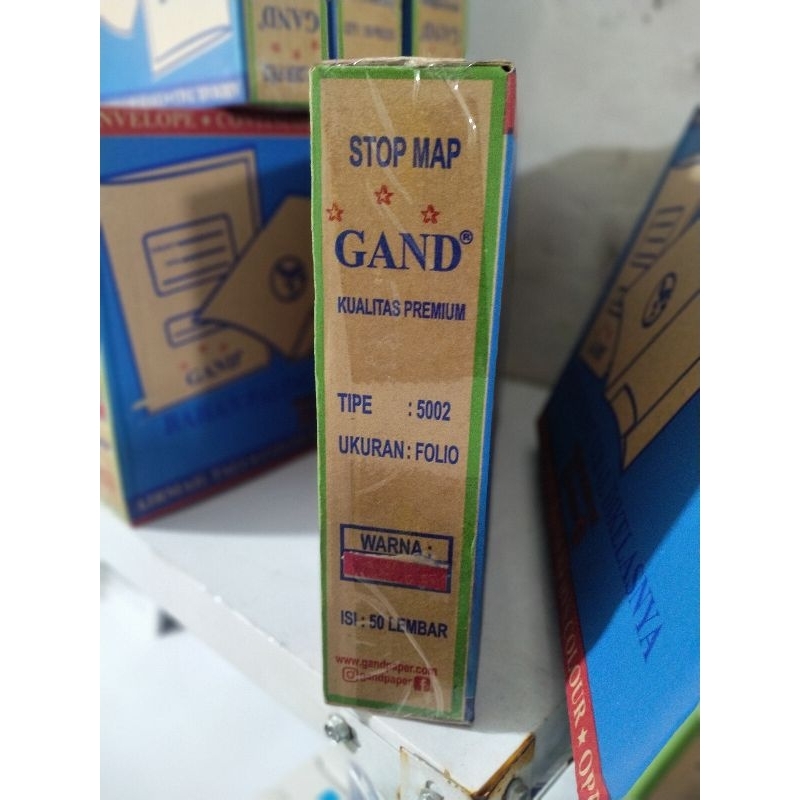 

map kertas Gand 5002 merah 1 pack Isi 50 Pcs