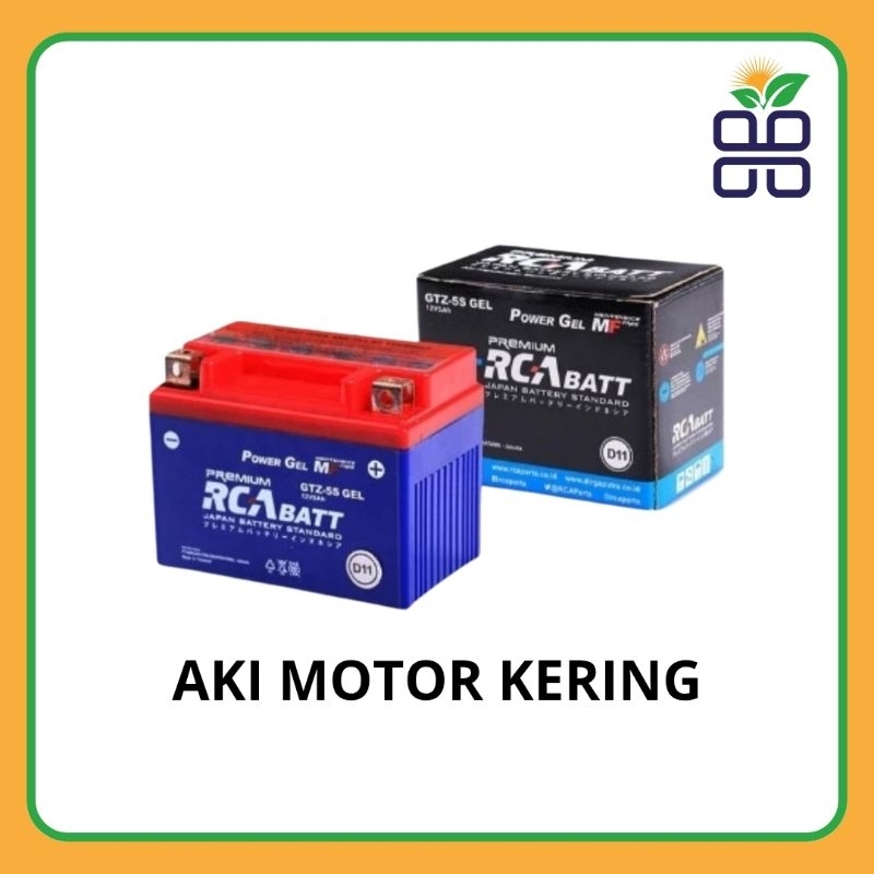 Aki kering premium RCA Batt Xtra gell - aki kering motor scoopy,dll.