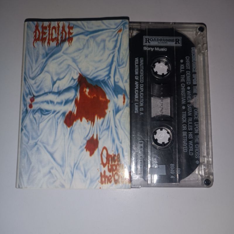 kaset deicide album once upon the cross